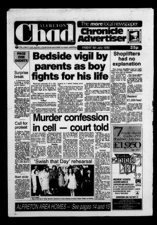 cover page of Chad (Alfreton) published on July 6, 1990