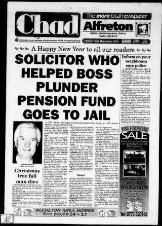 cover page of Chad (Alfreton) published on December 30, 1994