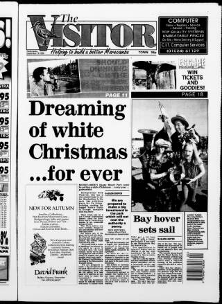 cover page of Morecambe Visitor published on September 18, 1996