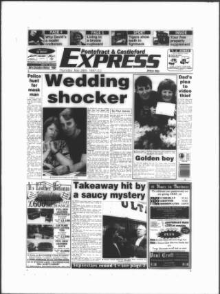 cover page of Pontefract & Castleford Express published on May 29, 1997