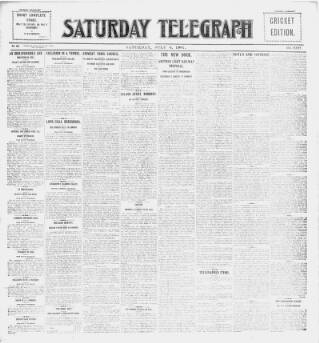 cover page of Saturday Telegraph (Grimsby) published on July 6, 1907