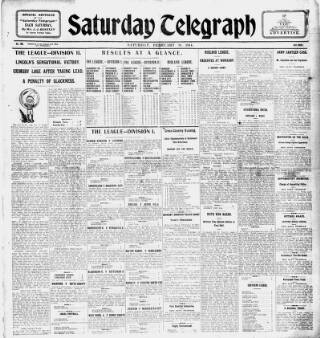 cover page of Saturday Telegraph (Grimsby) published on February 28, 1914