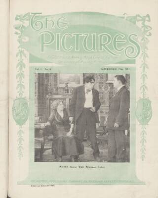 cover page of Pictures published on November 25, 1911