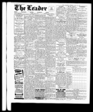 cover page of Dromore Leader published on May 29, 1943