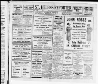 cover page of St. Helens Reporter published on May 24, 1918
