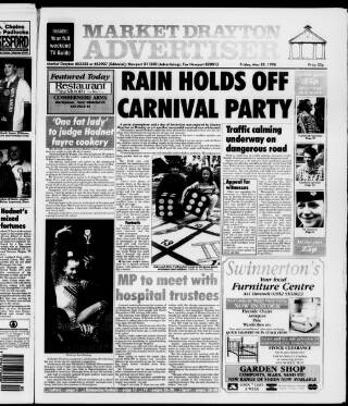 cover page of Newport & Market Drayton Advertiser published on May 29, 1998