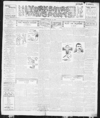 cover page of Yorkshire Sports published on February 18, 1911