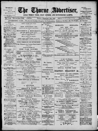 cover page of Isle of Axholme & Thorne Advertiser published on February 2, 1894
