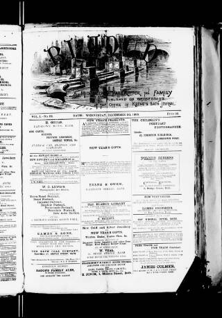 cover page of Bladud published on December 30, 1885