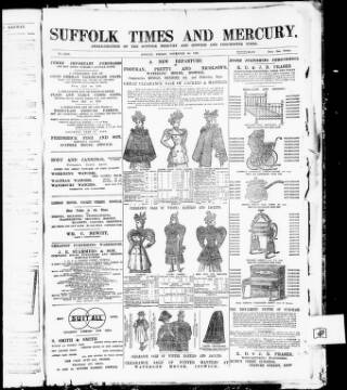 cover page of Suffolk Mercury published on November 30, 1894