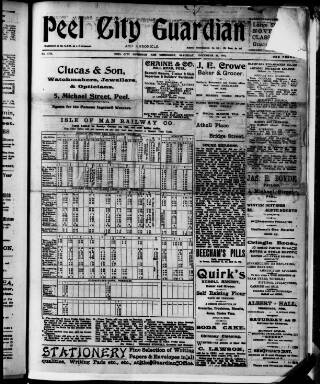 cover page of Peel City Guardian published on December 30, 1916