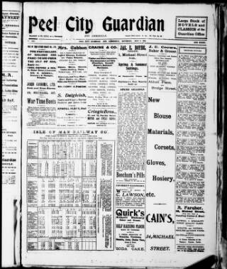 cover page of Peel City Guardian published on July 6, 1918