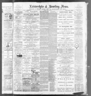 cover page of Laisterdyke & Bowling News published on May 29, 1896