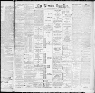 cover page of Preston Guardian published on December 30, 1899