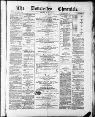 cover page of Doncaster Chronicle published on May 31, 1889