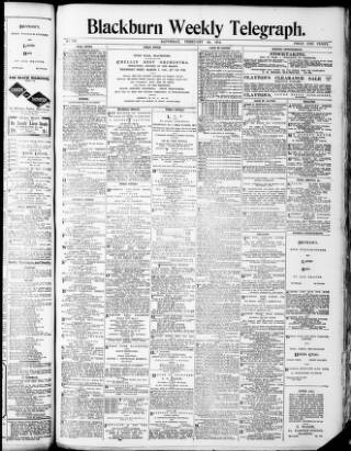 cover page of Blackburn Weekly Telegraph published on February 28, 1914