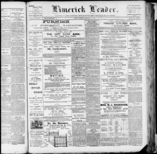 cover page of Limerick Leader published on February 28, 1908
