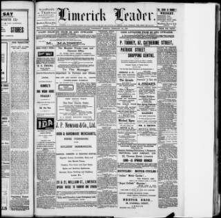 cover page of Limerick Leader published on February 28, 1917