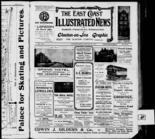 cover page of Clacton Graphic and East Coast Illustrated News published on February 28, 1914