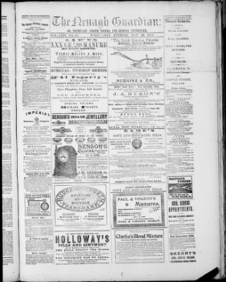 cover page of Nenagh Guardian published on May 29, 1901