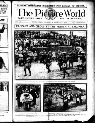 cover page of Picture World published on February 28, 1916