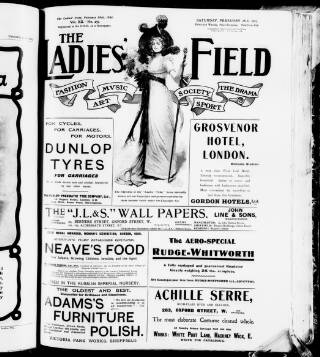 cover page of Ladies' Field published on February 28, 1903