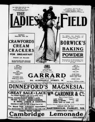 cover page of Ladies' Field published on July 6, 1912