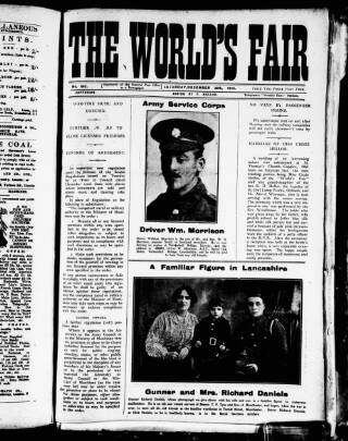 cover page of World's Fair published on December 30, 1916