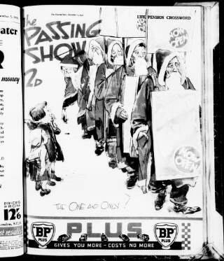 cover page of Passing Show published on December 12, 1931