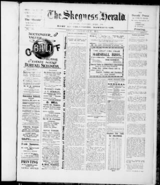 cover page of Skegness Herald published on December 17, 1915