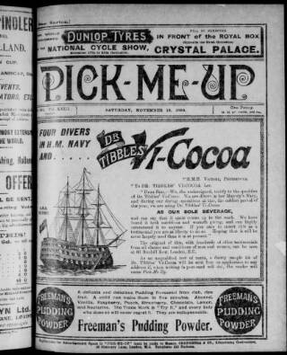 cover page of Pick-me-up published on November 18, 1899
