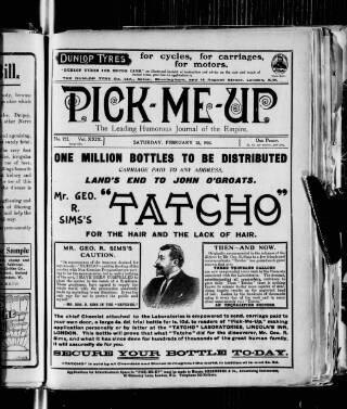 cover page of Pick-me-up published on February 28, 1903