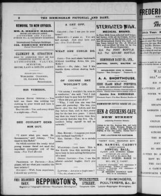 cover page of Birmingham Pictorial and Dart published on February 23, 1900