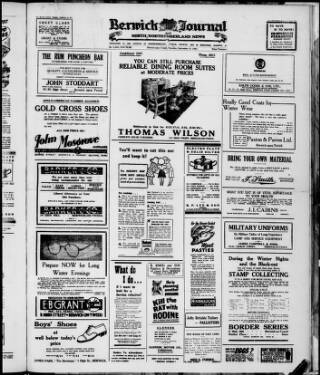 cover page of Illustrated Berwick Journal published on September 18, 1941