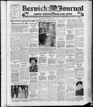 cover page of Illustrated Berwick Journal published on February 28, 1952