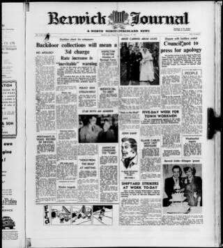 cover page of Illustrated Berwick Journal published on February 28, 1957