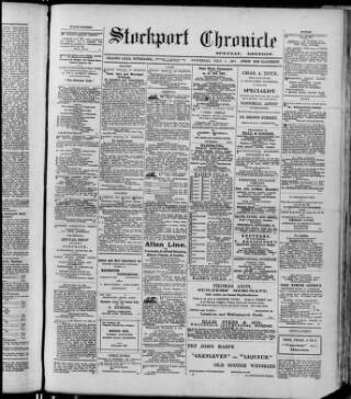 cover page of Stockport Chronicle published on July 6, 1904