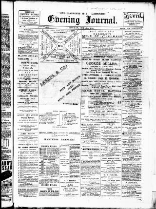 cover page of Evening Journal published on June 21, 1890