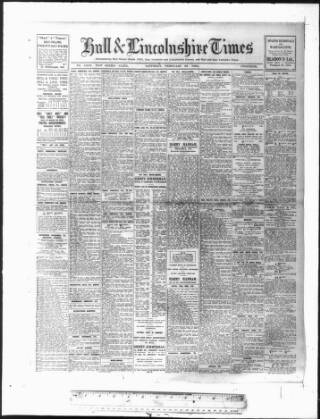 cover page of Hull Times published on February 28, 1925