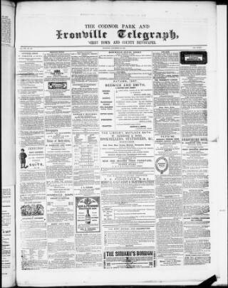 cover page of Codnor Park and Ironville Telegraph published on November 30, 1867