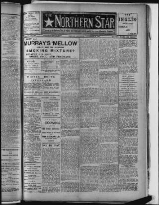 cover page of Northern Star (Belfast) published on November 30, 1901