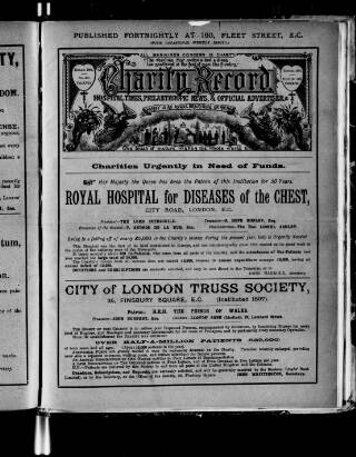cover page of Charity Record published on December 30, 1897