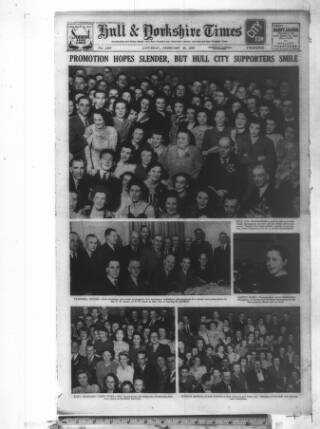 cover page of Hull and East Yorkshire Times published on February 28, 1948