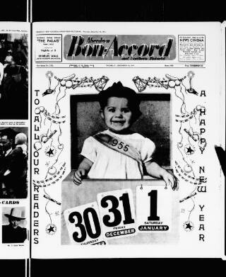 cover page of Aberdeen Bon-Accord & Northern Pictorial published on December 30, 1954