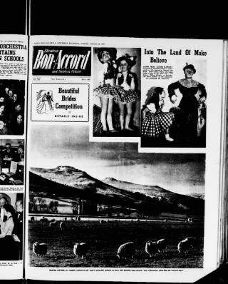 cover page of Aberdeen Bon-Accord & Northern Pictorial published on February 28, 1957