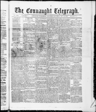 cover page of Connaught Telegraph published on December 30, 1899