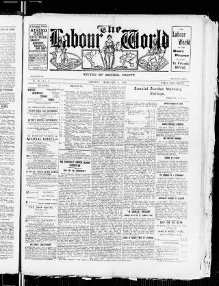 cover page of Democrat published on February 1, 1891