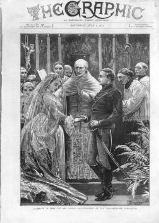cover page of The Graphic published on July 6, 1872