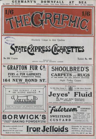 cover page of The Graphic published on November 30, 1918