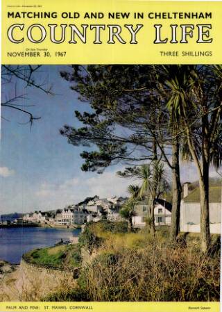 cover page of Country Life published on November 30, 1967